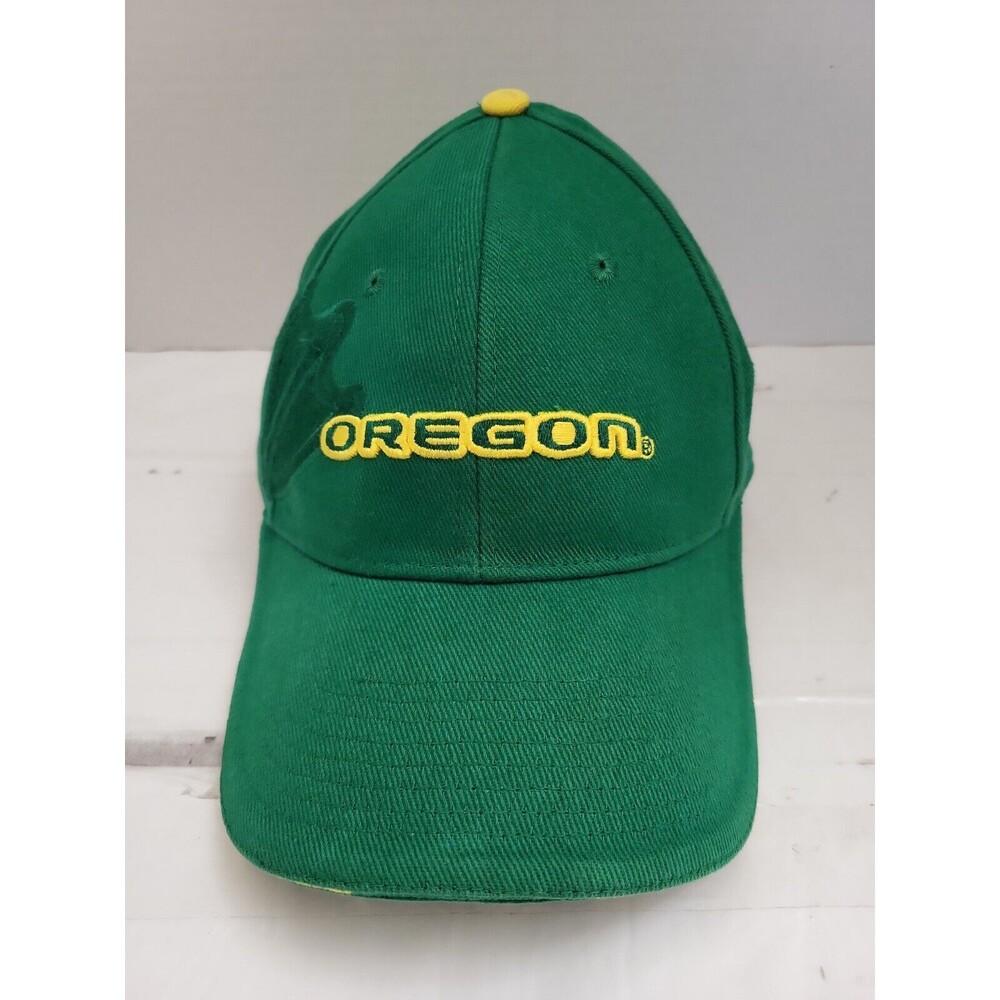 OREGON DUCKS MEN'S HAT GREEN TRUCKER BASEBALL DAD CAP ADJUSTABLE STRAPBACK LOGO